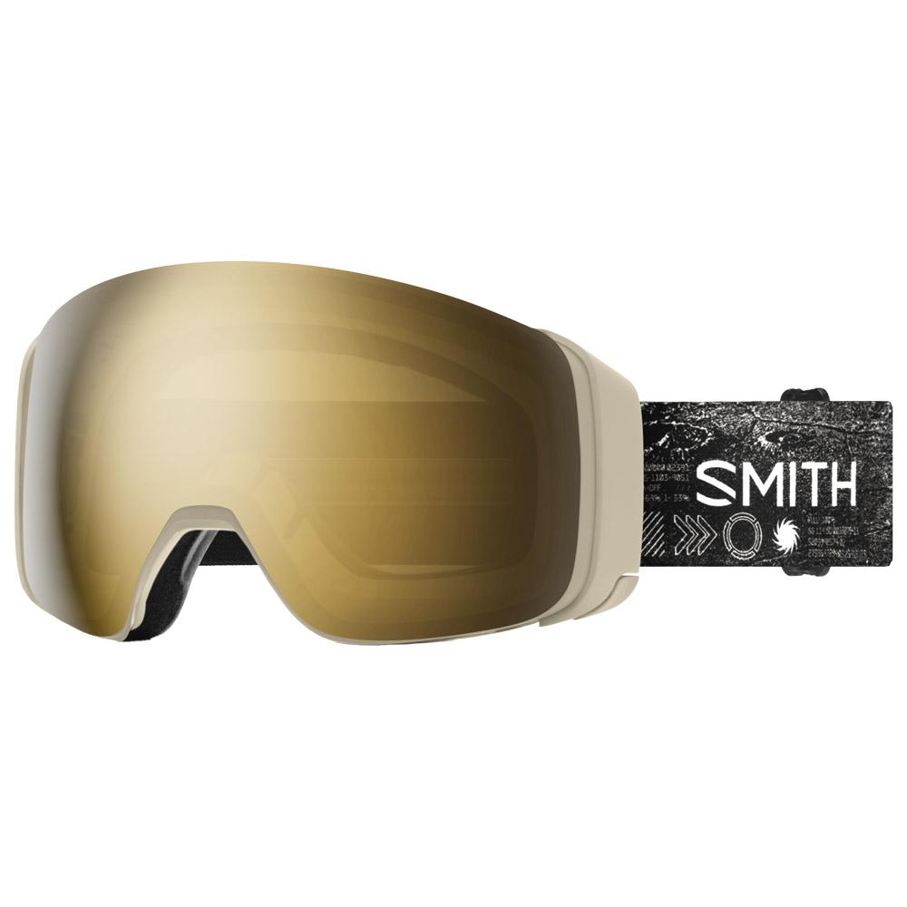 Smith - 4D Mag Chalk Space Lavender Chromapop Sun Black Gold Mirror + Chromapop Storm Blue Sensor Mirror - Goggles