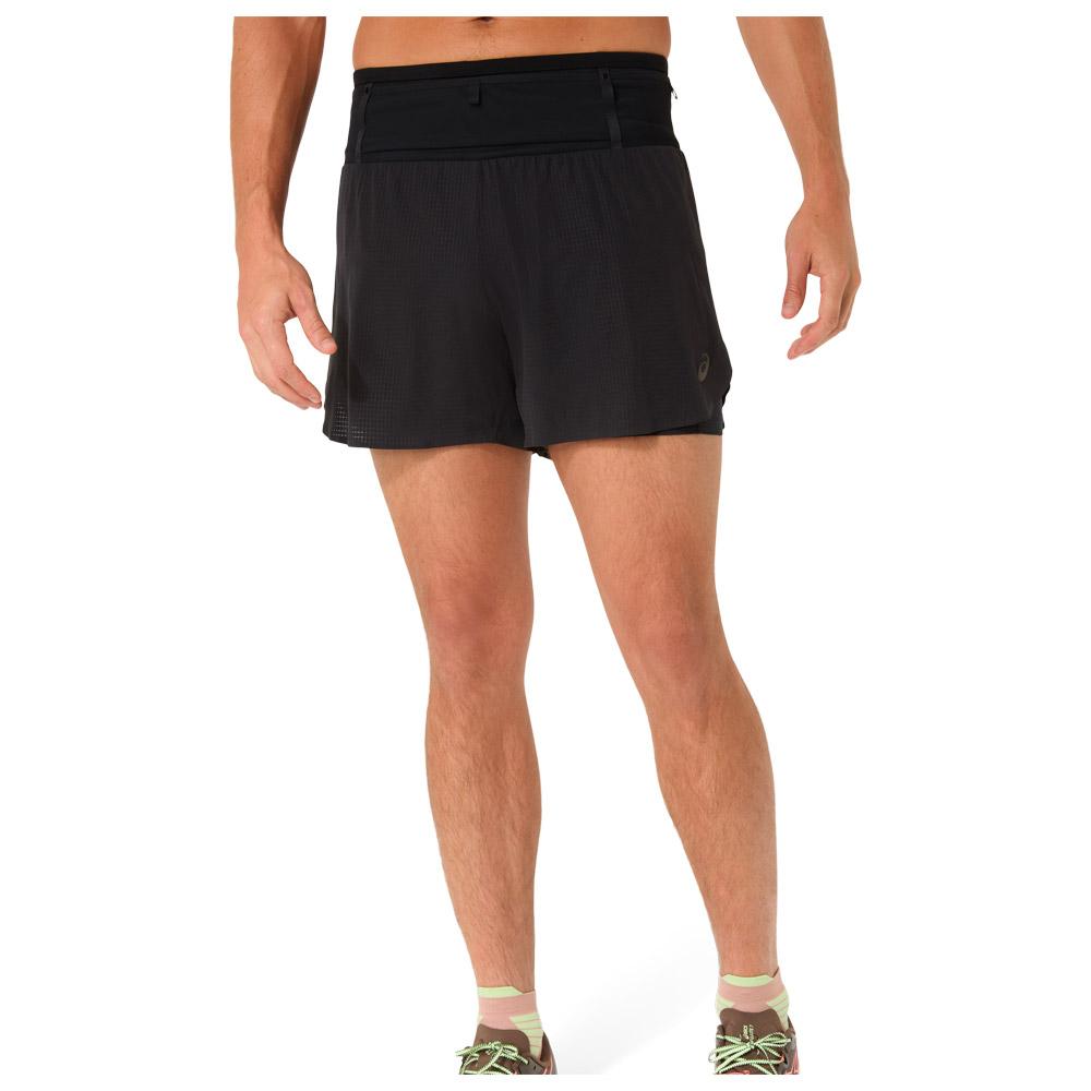Asics - Fujitrail Elite Short Performance Black - S - Trail shorts