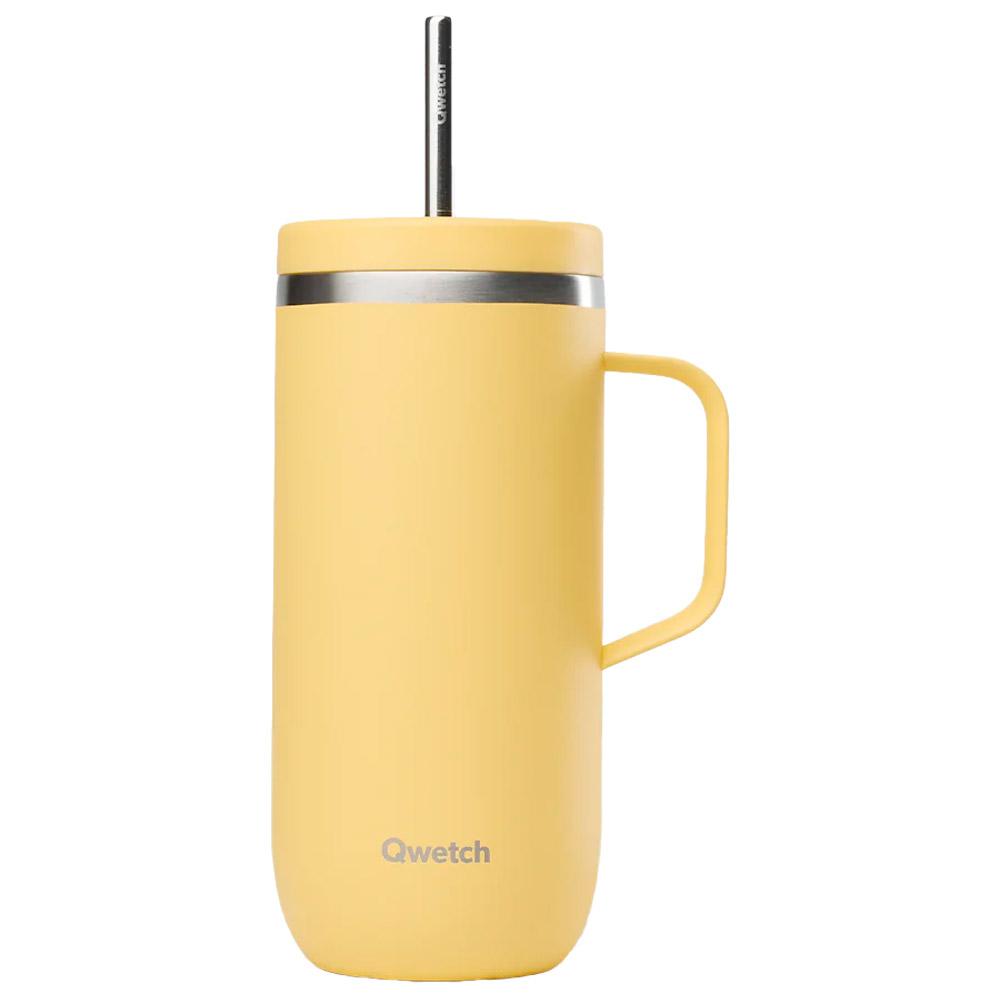 Qwetch - Cold Cup 600 ml + Anse Matt Pastel Citron - Mug