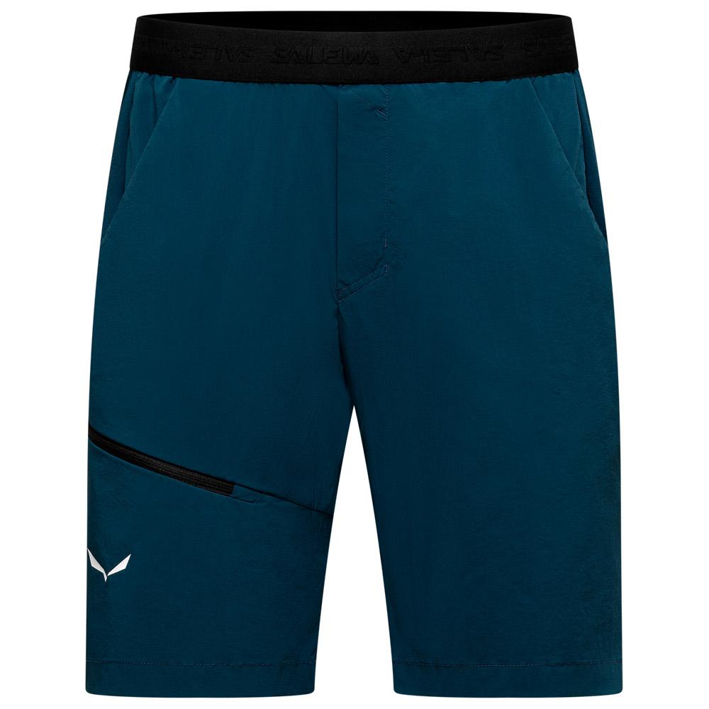 Salewa - Puez 4 Short Pond Blue - S - Hiking shorts