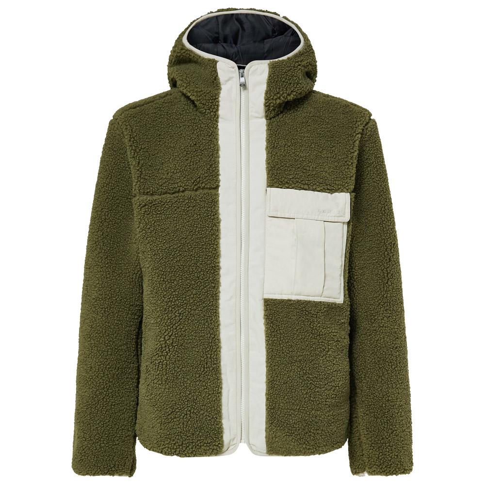 Oakley - Snowdrift Full Zip Sherpa Army Green - L - Fleece