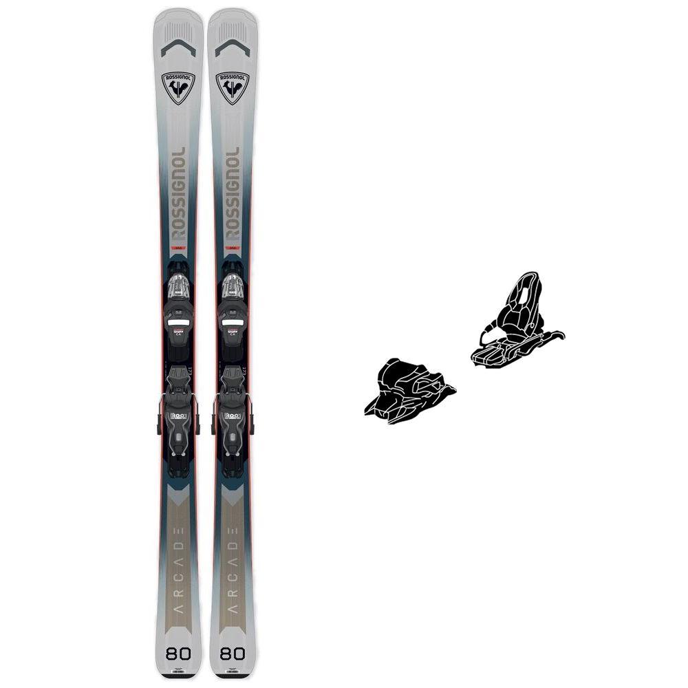 Rossignol - Pack Ski Arcade 80 Xpress - 174 + Xpress 10 Gw B83 Black Chrome - Ski