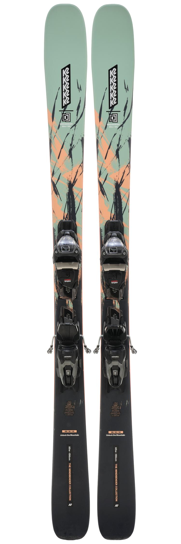 K2 - Pack Ski Mindbender 85 W Quikclik - 149 + M3 10 Compact Quikclik 85mm Black Anthracite - Ski