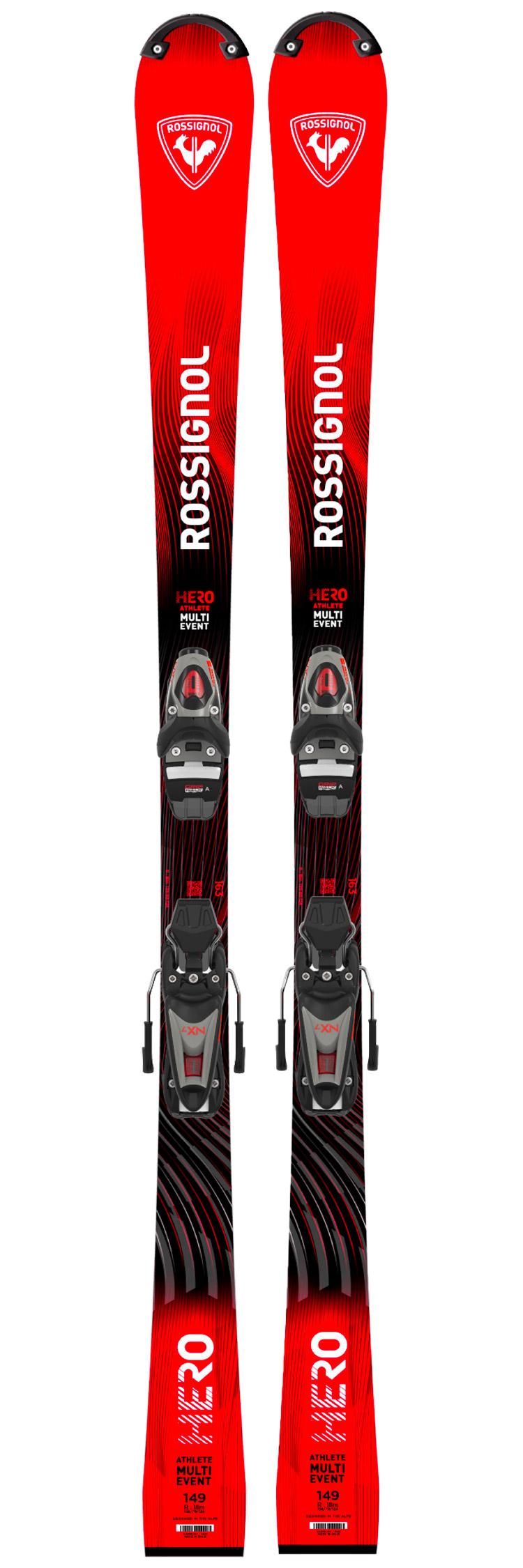 Rossignol - Pack Ski Hero Athlete Multievent - 141 + Nx 7 Gw B73 Silver Red - Ski