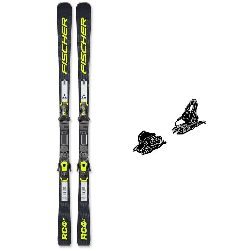 Fischer - Pack Ski Rc4 Lt Lyt Pr - 175 + Rc4 Z11 Gw Pr Br.78 Solid Black Flash Yellow - Ski