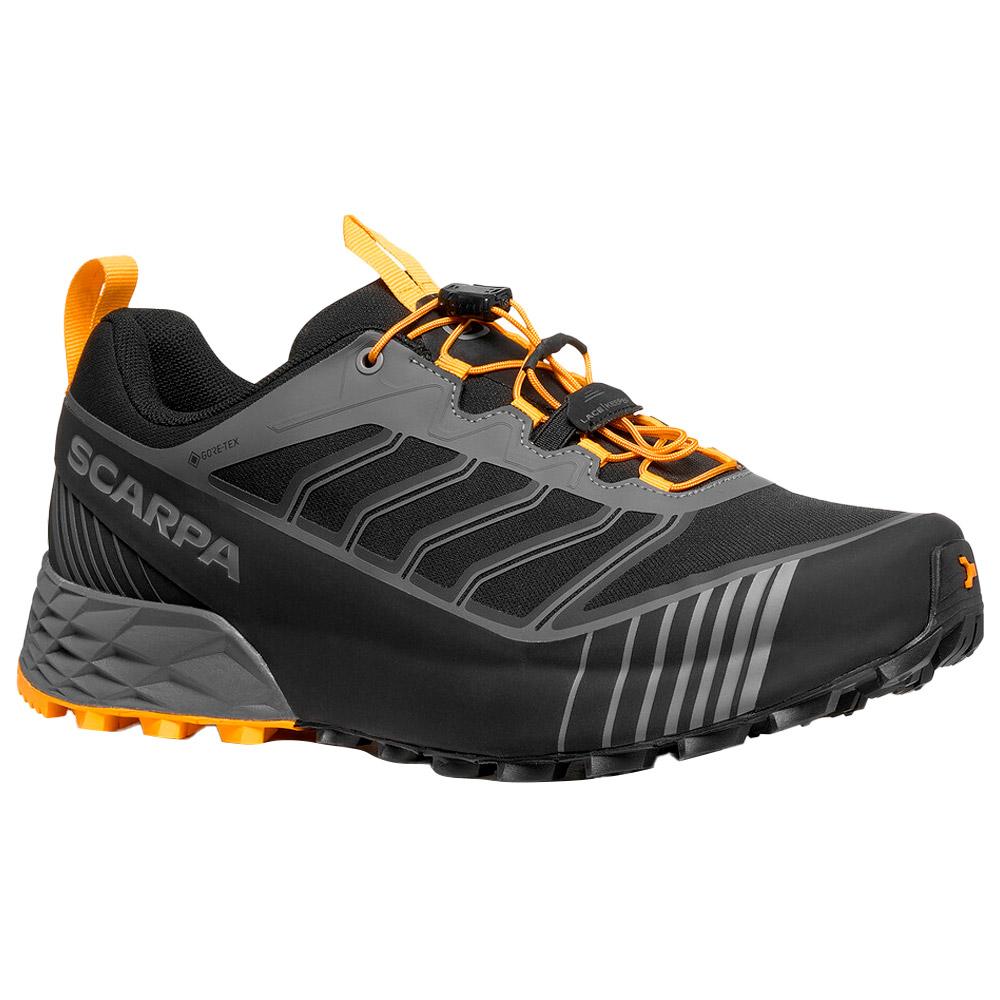 Scarpa - Ribelle Run 2 Gore-Tex Dark Gray Saffron - 44.5 - Trailrunning-Schuhe - Größe 44.5 - Dark Gray Saffron - Herren - Glisshop.de