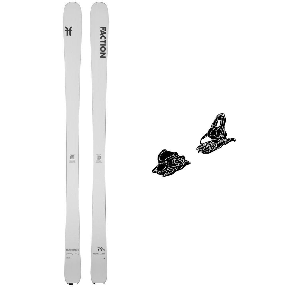 Faction - Pack Ski Dancer 79 Ti - 178 + Attack Lyt 11 Gw Br.85 Solid Black - Ski