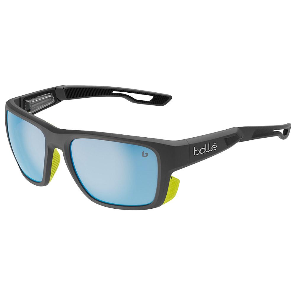 Bollé - Airdrift Black Matte Acid Sky Blue Polarized - Sonnenbrille - Schwarz - Glisshop.de