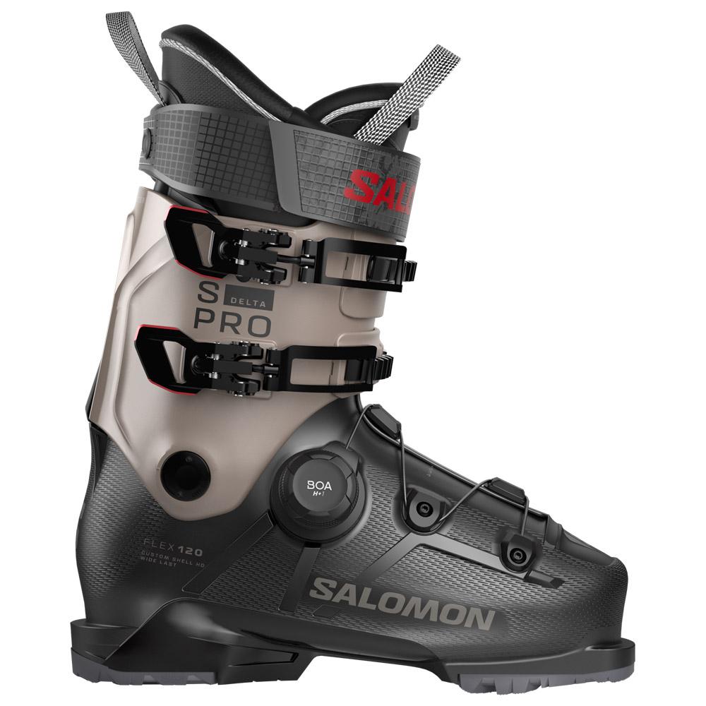 Salomon - S/Pro Delta S Boa 120 Black Roasted Cashew Samba Met. - 30-30.5 - Ski boots