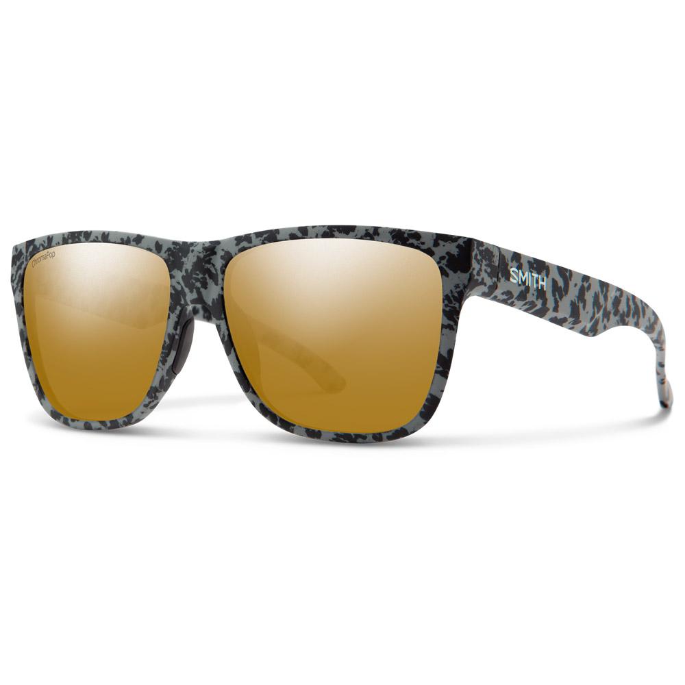 Smith - Lowdown XL 2 Matte Gray Marble Chromapop Polarized Bronze Mirror - Sonnenbrille - Bronze - Glisshop.de