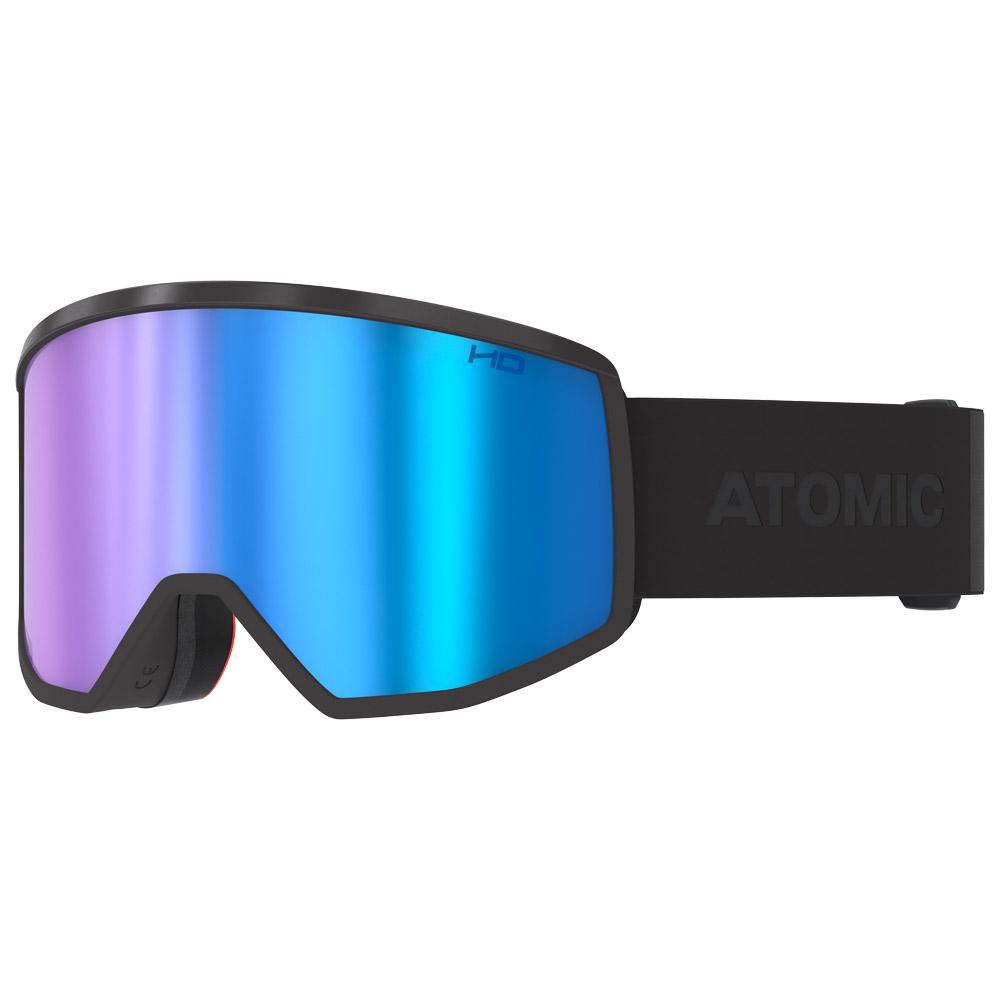 Atomic - Four M Hd All Black Blue Hd - Skibrille - Schwarz - Glisshop.de