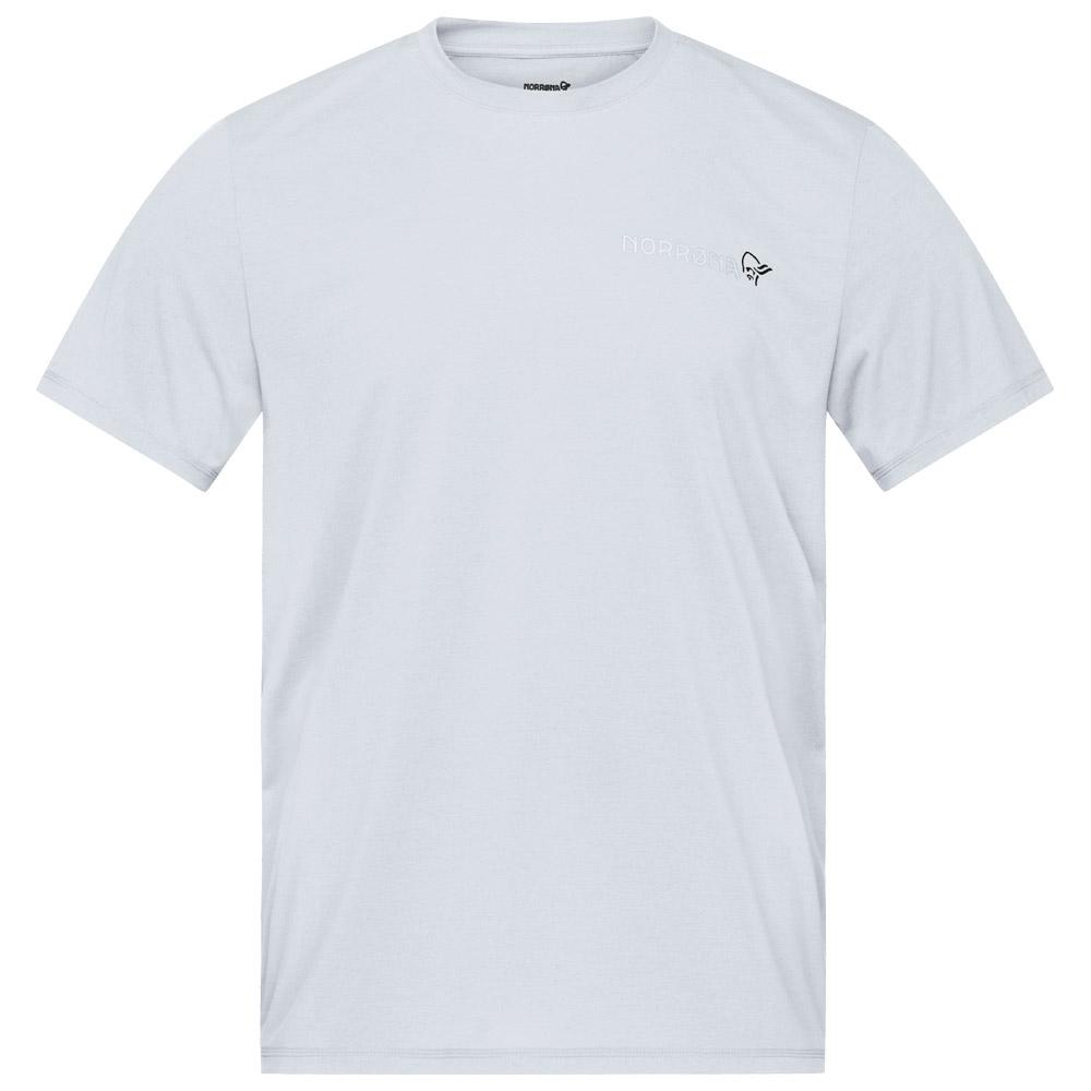 Norrona - Femund Tech Snow White - L - Wander-T-Shirt - Größe L - Weiß - Herren - Glisshop.de