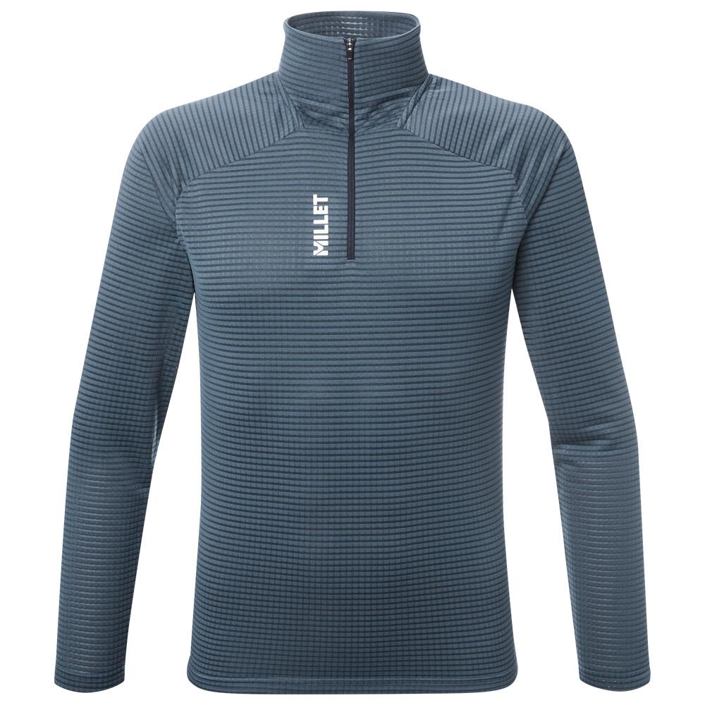 Millet - Parmelan Light Fleece 1/2 Zip Shadow Blue - M - Fleece