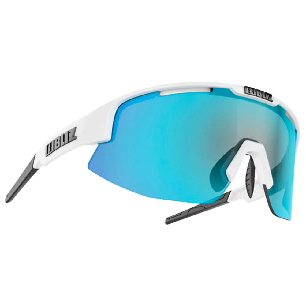 Bliz Sunglasses Matrix Shiny White Smoke Blue Multi Summer 2024 Glisshop