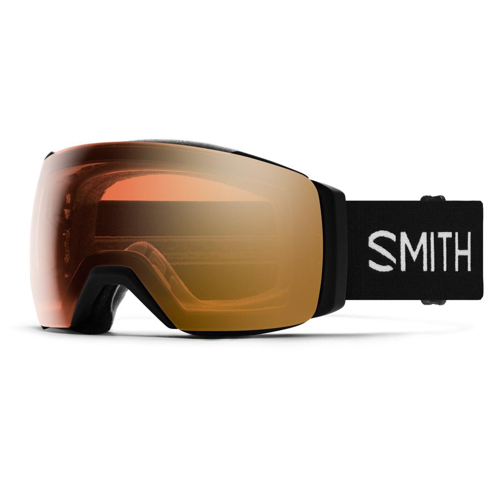 Smith - I/O Mag XL Black Chromapop Pro Photochromic Gold Mirror + Chromapop Storm Blue Sensor Mirror - Skibrille