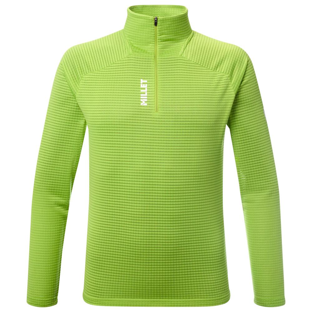 Millet - Parmelan Light Fleece 1/2 Zip Macaw Green - L - Fleece