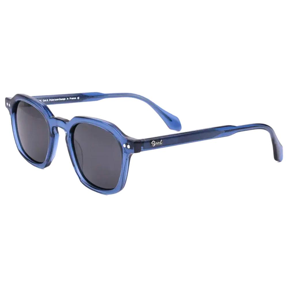 Binocle Eyewear - Cancun Shiny Grey Blue Gradient Grey Polarized - Sonnenbrille - Blau - Herren - Glisshop.de