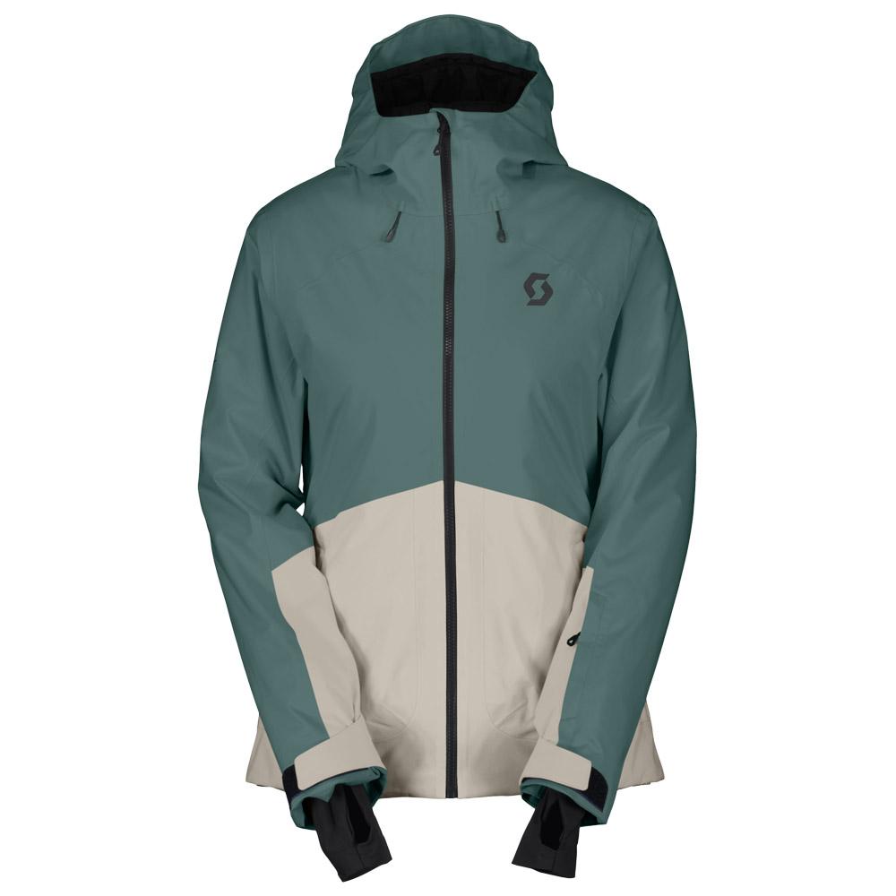Scott - W's Ultimate Dryo 10 Jacket Frosty Blue Dust White - L - Ski Jacket