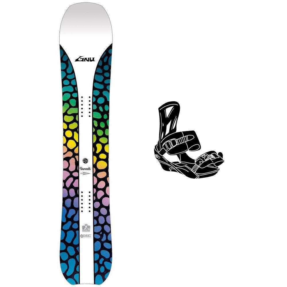 Gnu - Snowboard-Set Barrett + Bdg - Snowboard - Damen - Glisshop.de