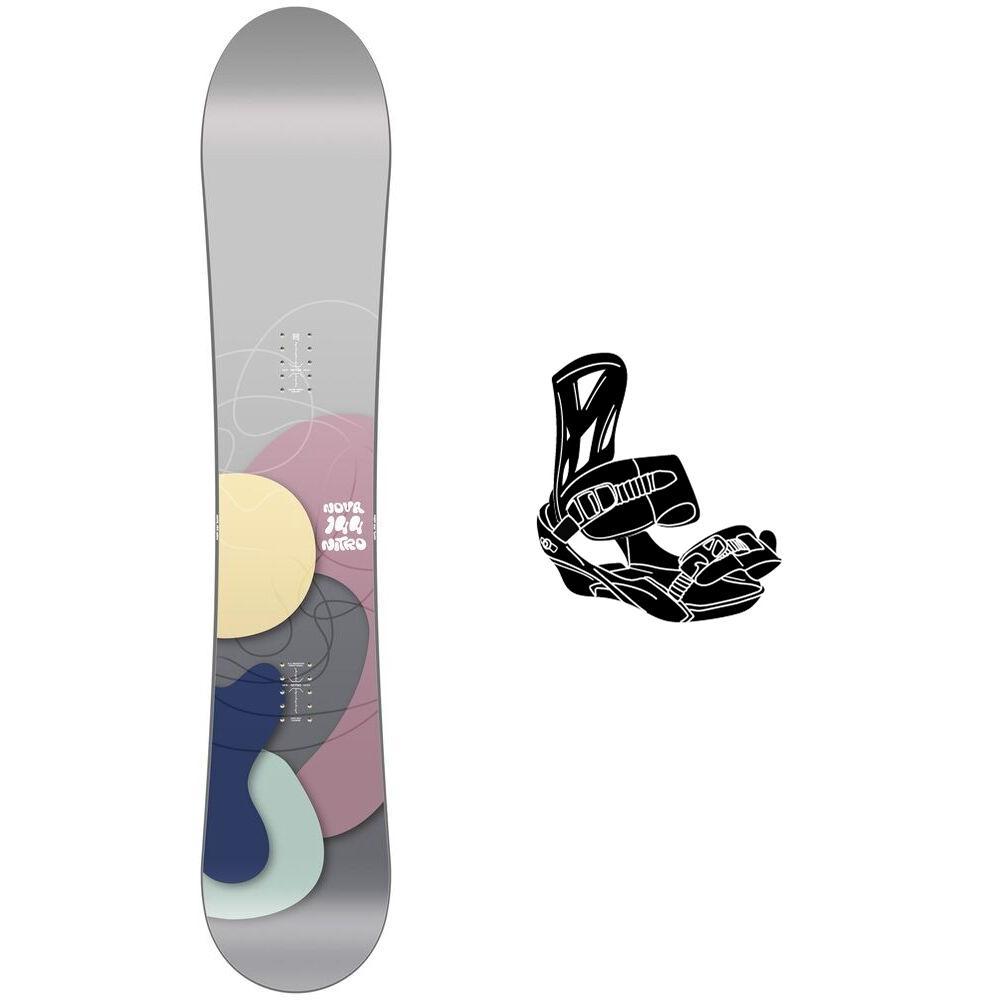 Nitro - Snowboard-Set Nova + Bdg - Snowboard - Damen - Glisshop.de