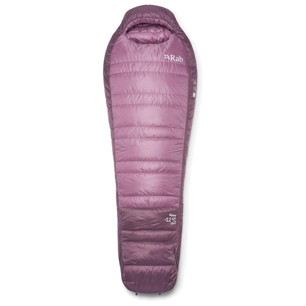 RAB - Alpine -12C / 10F Womens Iris Dark Iris - Regular Left Zip - Schlafsack