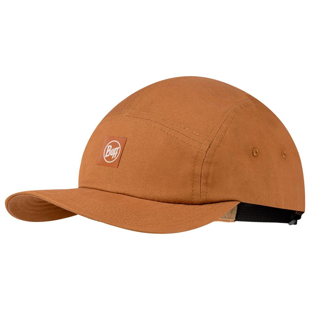 Buff - 5 Panel Venture Cap Solid Camel - Cap