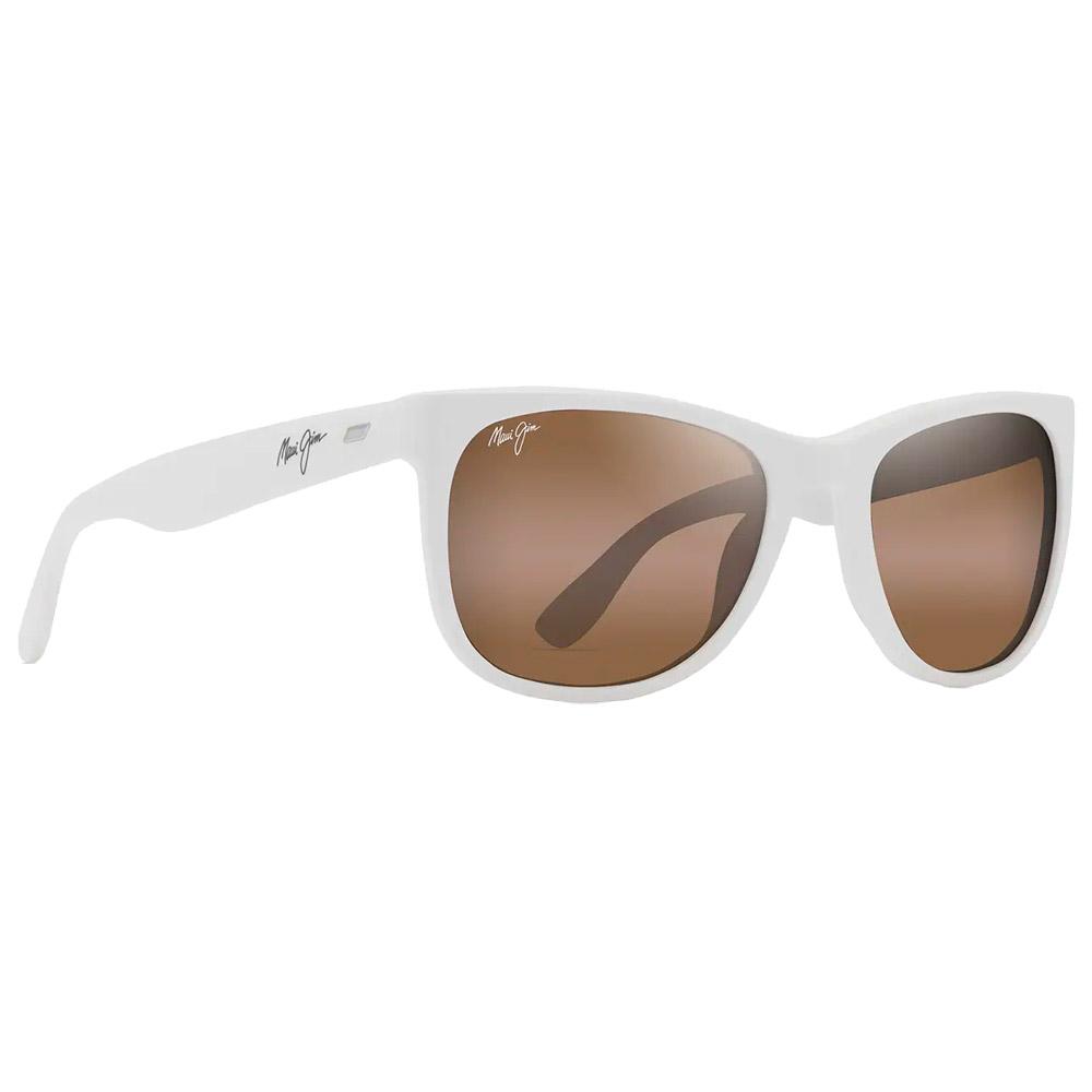 Maui Jim - Kikonia XL Shiny Solid White Hcl Bronze Mineral Superthin - Sonnenbrille - Weiß - Glisshop.de