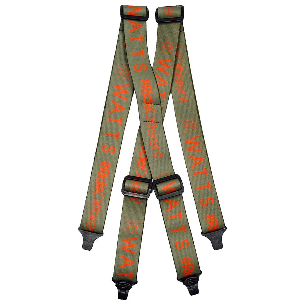 Watts - Xkitt Removable Suspenders Olive - Braces