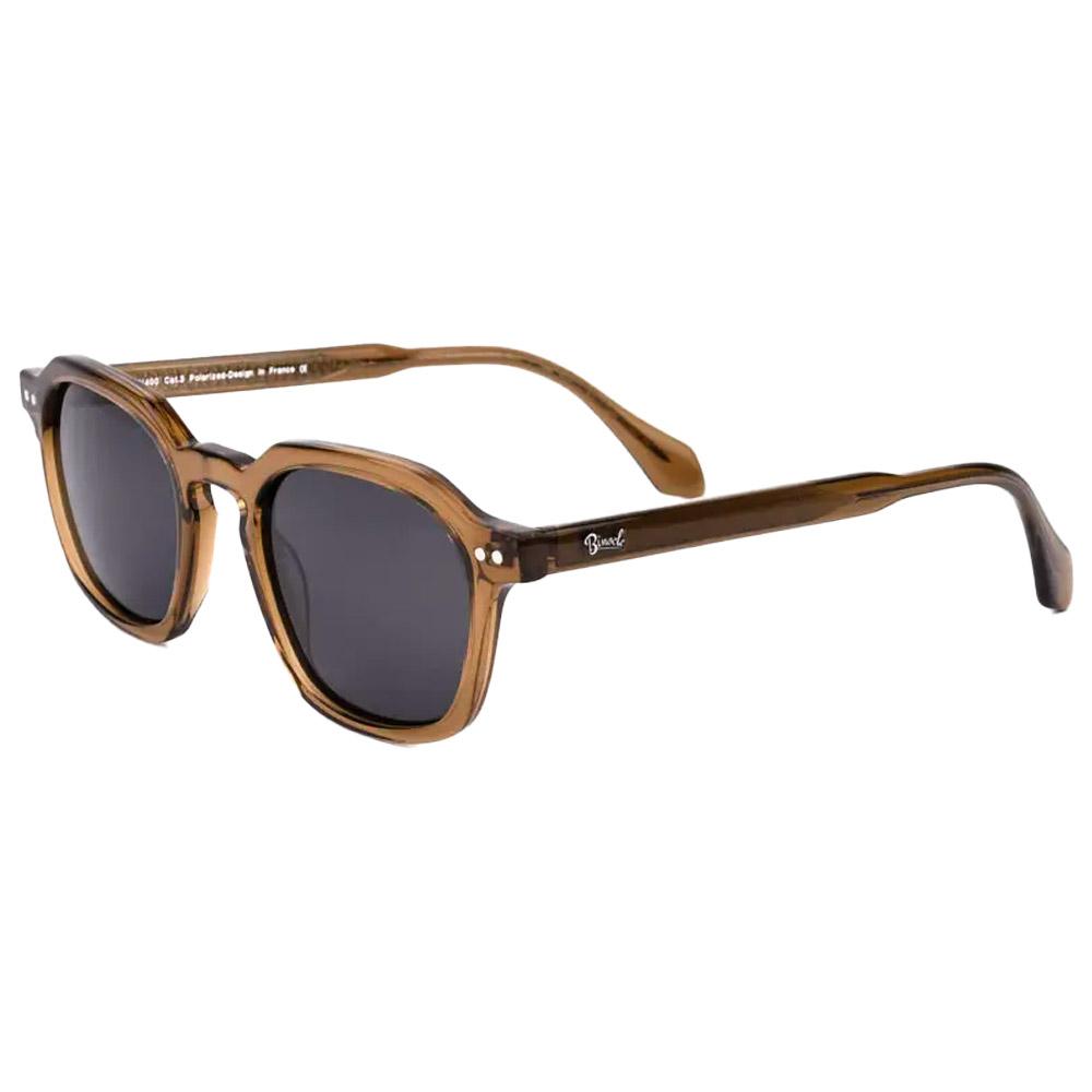 Binocle Eyewear - Cancun Shiny Brown Gradient Grey Polarized - Sunglasses