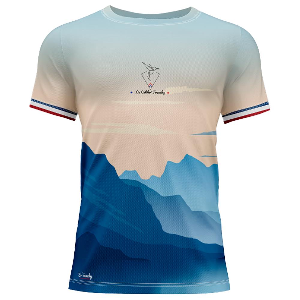 Le Colibri Frenchy - Aurore Blanc Bleu - S - Trail T-Shirt