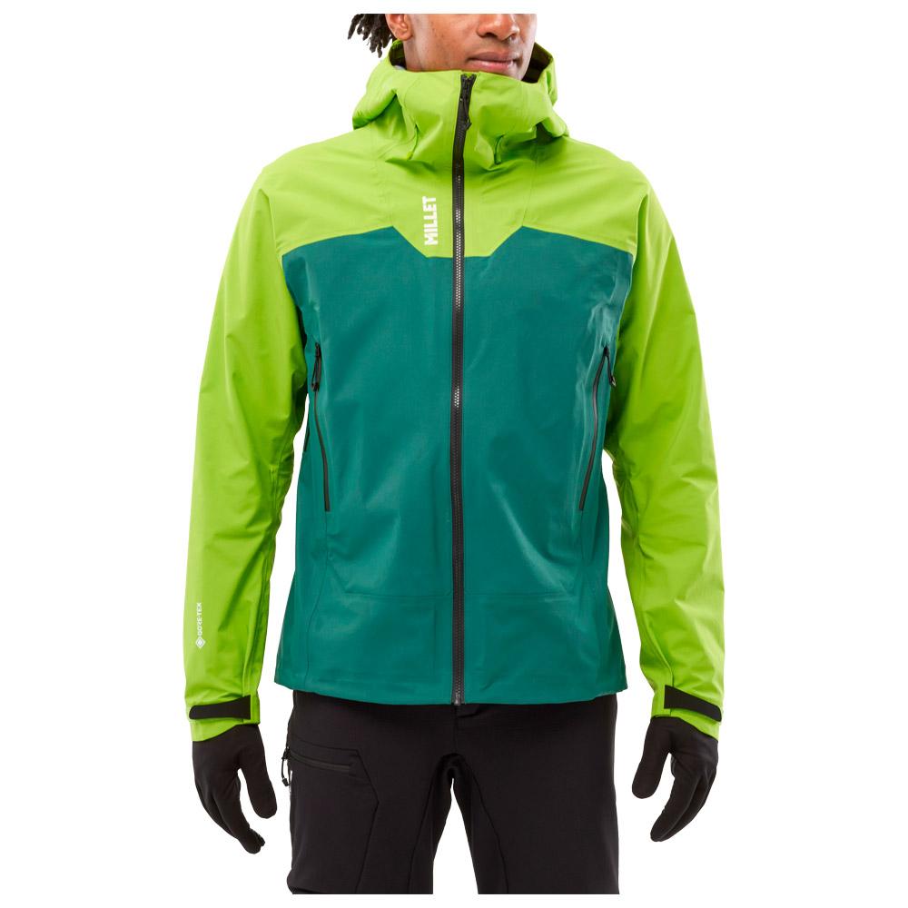 Millet Mountaineering jacket Kamet Gtx Jacket M Macaw Green Bottle