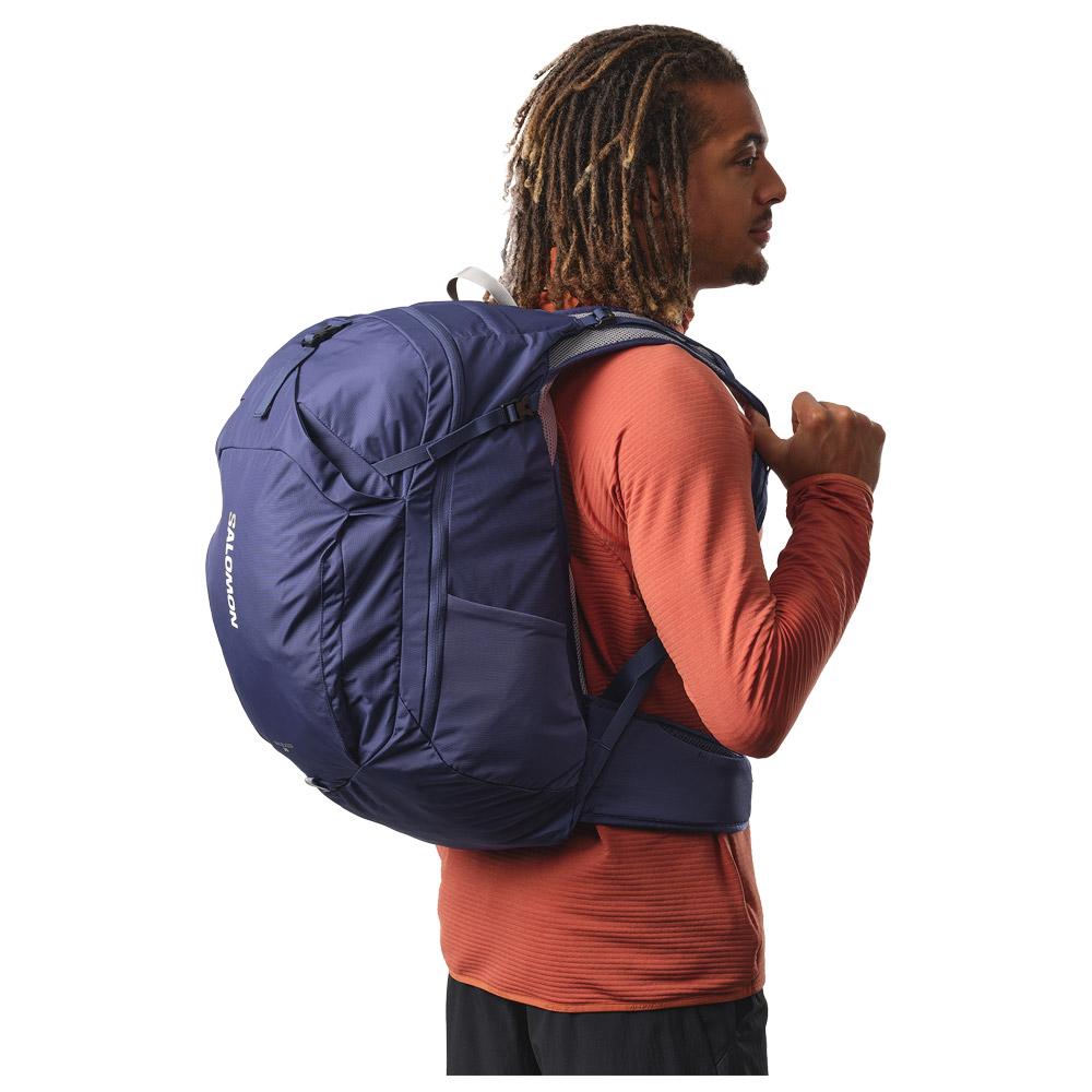 Salomon Backpack Trailblazer 30 Mazarine Blue Ghost Gray Summer