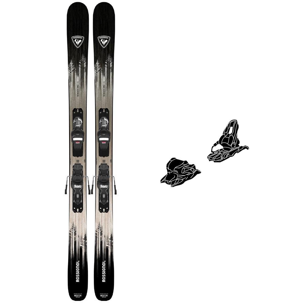 Rossignol - Pack Ski Sender Free 90 Xpress - 170 + Xpress 10 Gw B93 Black - Ski