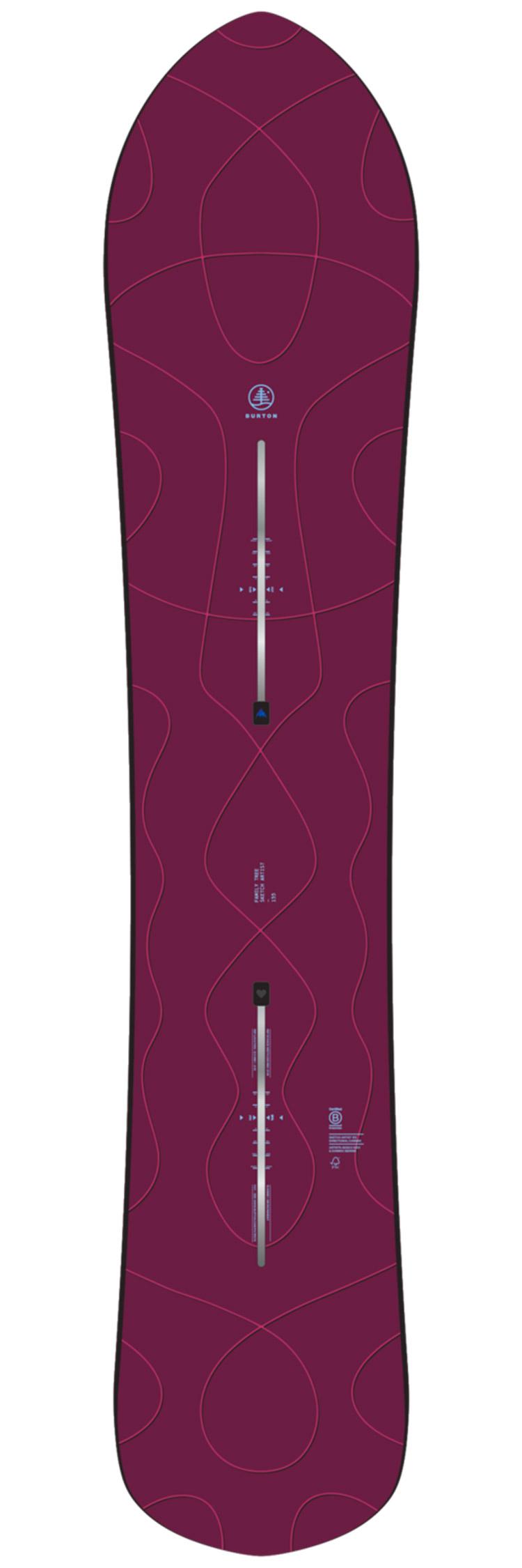 Burton - Pack Snowboard Family Tree Sketch Artist Wind - 163 + Mission - Snowboard