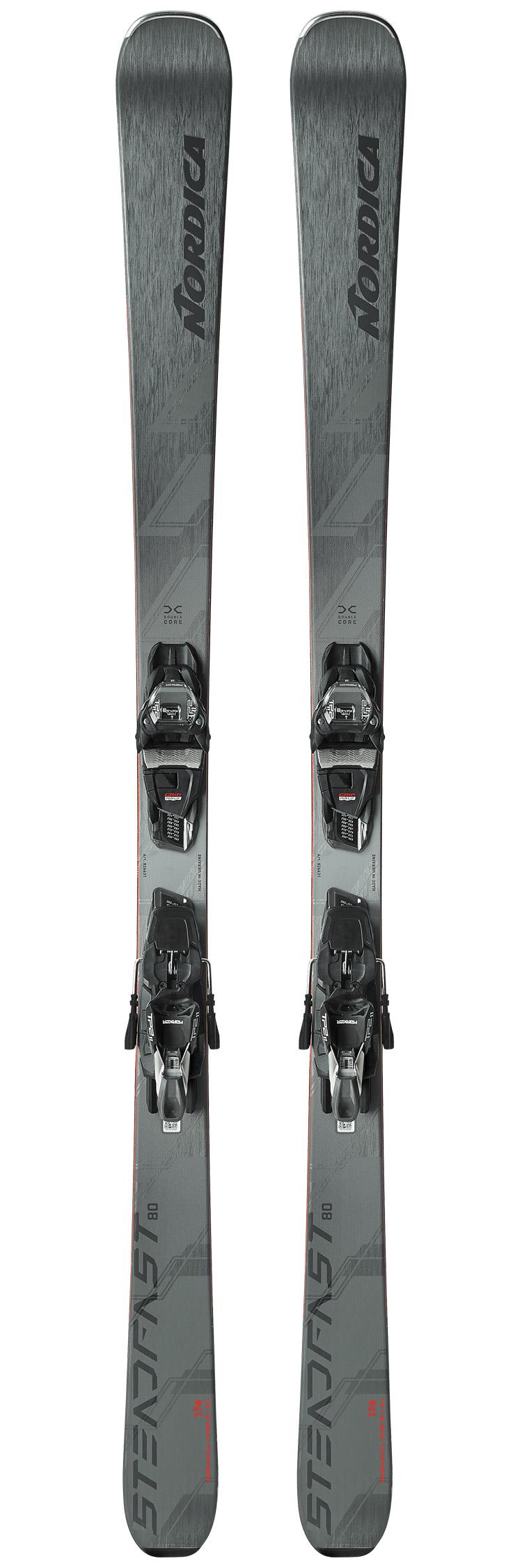 Nordica - Pack Ski Steadfast 80 Dc Fdt - 162 + Tp2 Light 11 Fdt 90 Black Anthracite - Ski