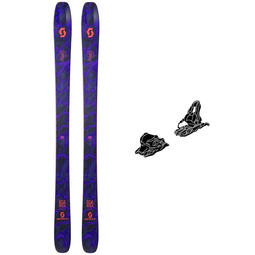 Scott - Alpine ski set Sea 98 + bindings - Ski