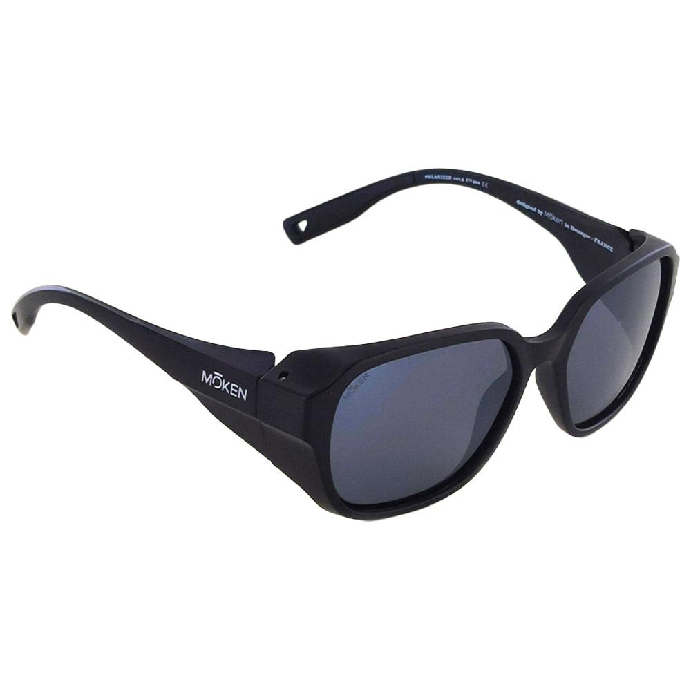 Moken Vision - Bruce Black Silver Polarized - Sonnenbrille - Schwarz - Glisshop.de