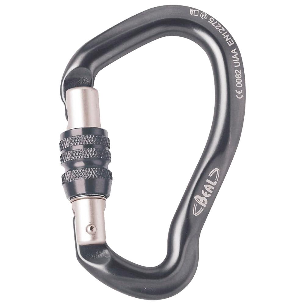 Beal - Be Link Screw Black - Karabiner - Schwarz - Glisshop.de