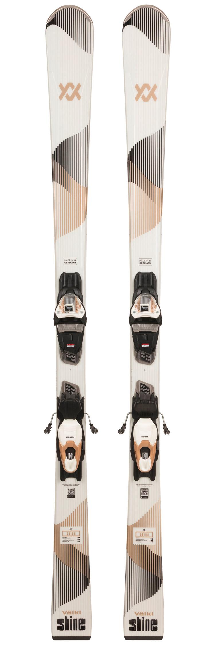 Volkl - Pack Ski Shine 76 Vmotion - 154 + Vmotion 10 Lady 80mm Black White Copper - Ski