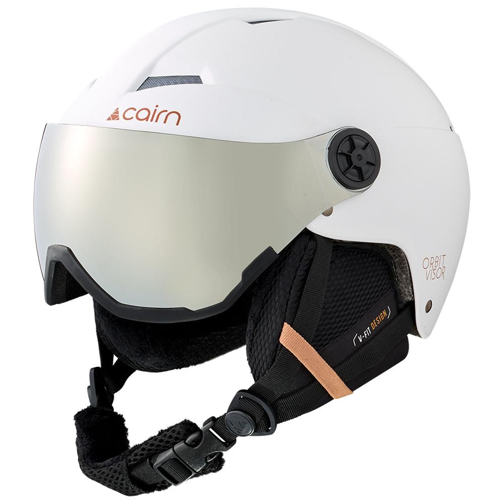 Cairn - Orbit Visor Mat White Coffee - M - Helmet w/ visor