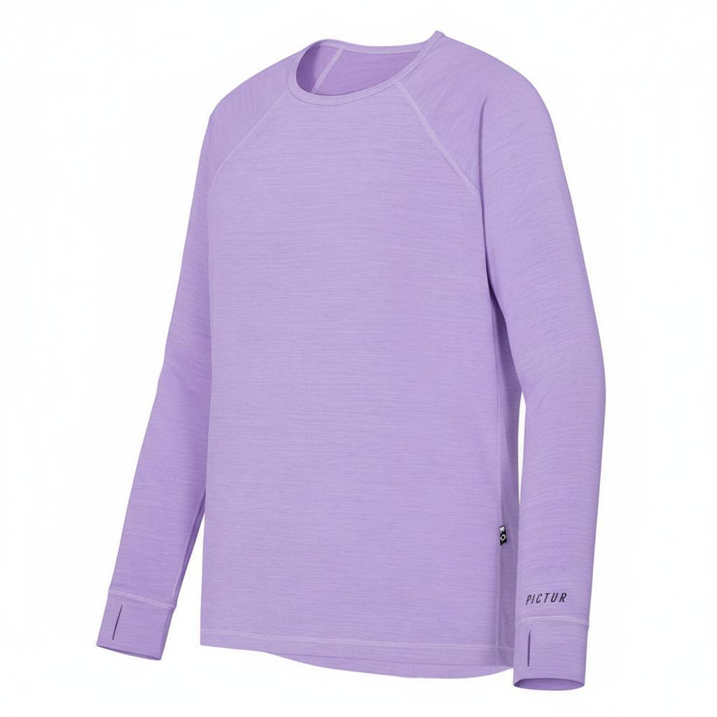 Picture - Milita Top Paisley Purple - XS - Funktionsunterwäsche - Größe XS - Lila - Damen - Glisshop.de