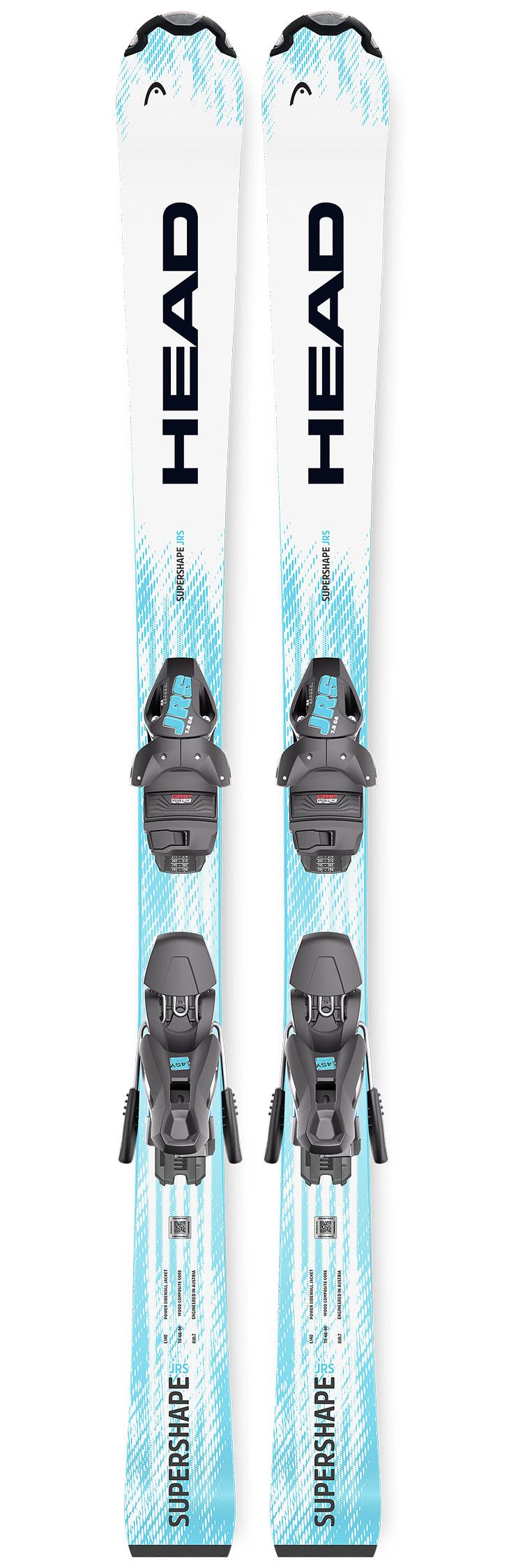 Head - Pack Ski Supershape Jrs (110-120) - 110 + Jrs 4.5 Gw Ca [I-80] Solid Black Space Blue - Ski