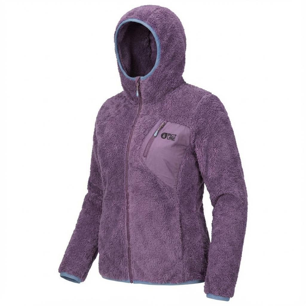 Picture - Izimo Full Zip Fleece Grape Jam - XS - Fleece