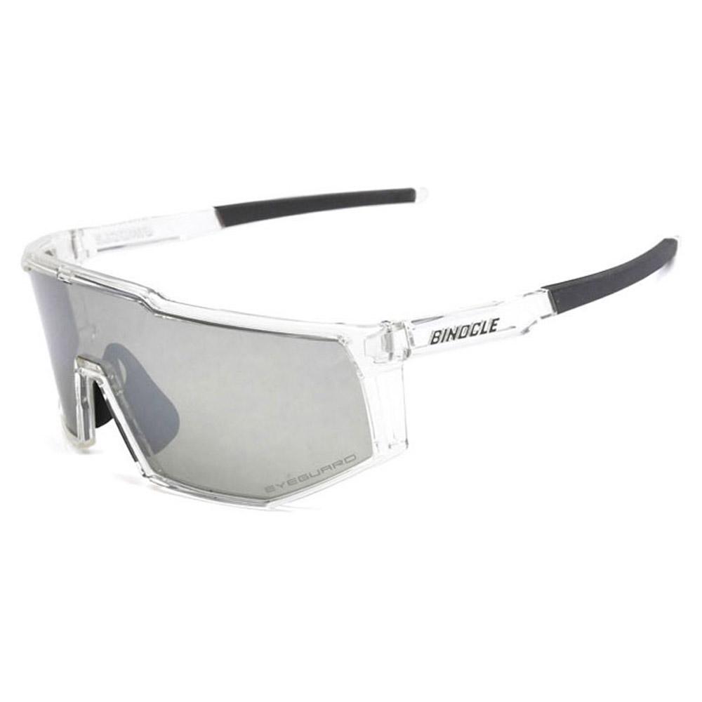 Binocle Eyewear - Horizon Shiny Translucide Silver Mirror Polarized - Sunglasses