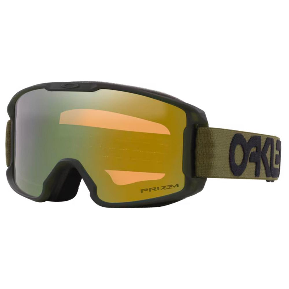 Oakley - Line Miner Youth B1b Dark Brush Prizm Sage Gold Iridium - Skibrille - Gold - Glisshop.de