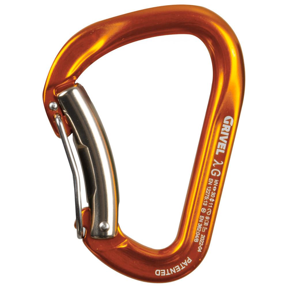Grivel - K7G Lambda Twin Gate Orange - Carabiners