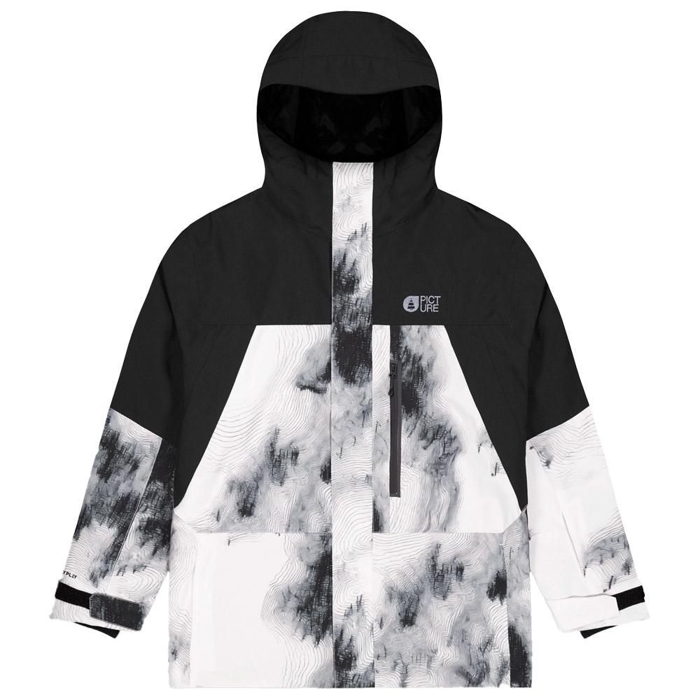 Picture - Jomoh Snowy Pine Print - L - Technische Jacke - Größe L - Snowy Pine Print - Herren - Glisshop.de