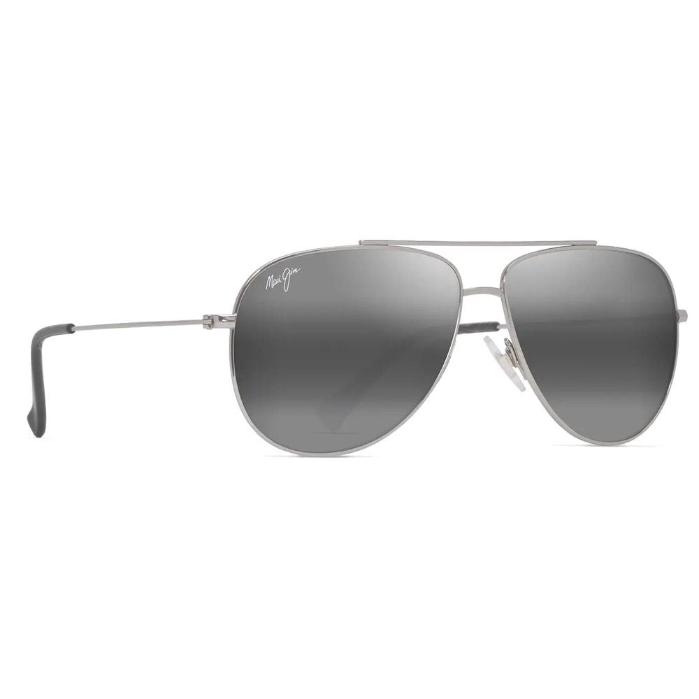 Maui Jim - Hauoli Xs Black Shiny Silver Neutral Grey MauiPure - Sonnenbrille
