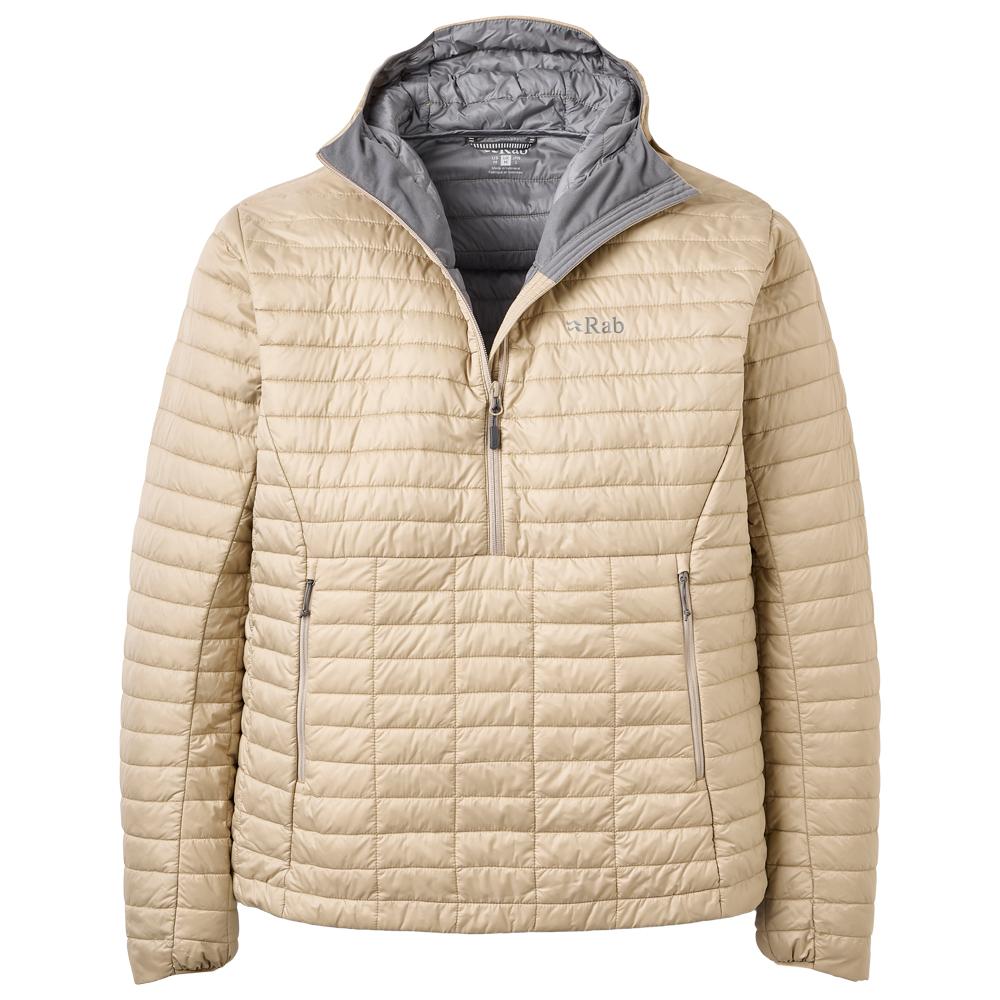 RAB - Microlighter Pullover Hoody Dark Pebble - L - Down jackets