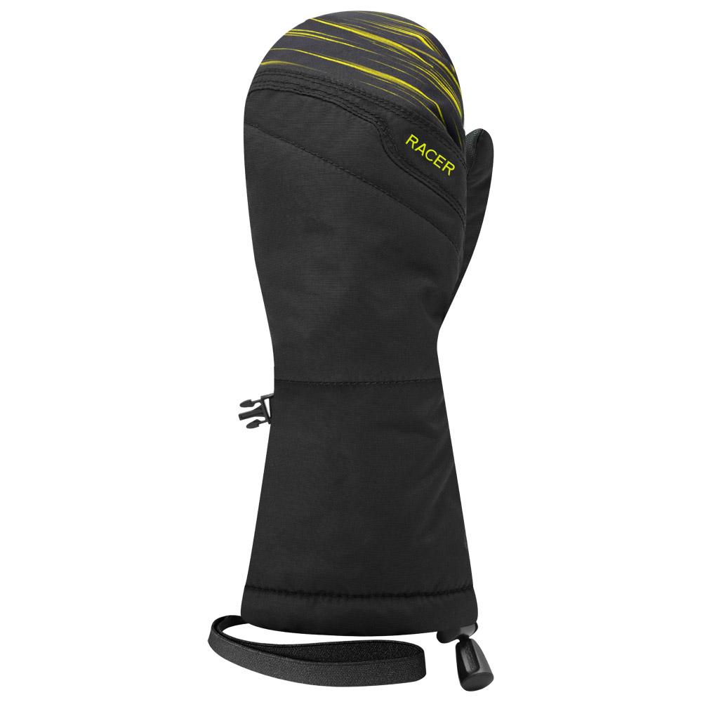 Racer - Waka 4 Black Yellow - 2 - Fäustling - Größe 2 - Schwarz - Glisshop.de
